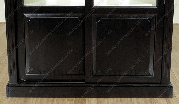 7Ft Espresso Office Bookcase Display Cabinet