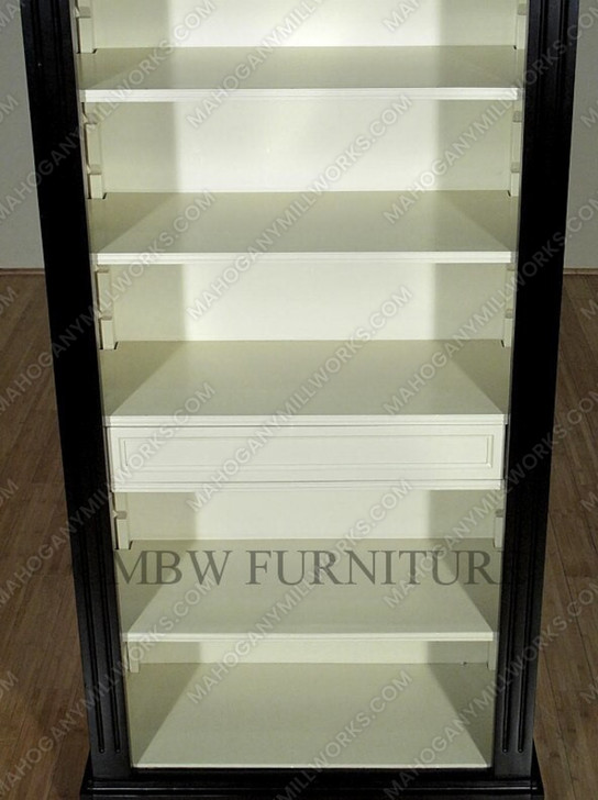 7ft Espresso Open Bookcase Bookshelf