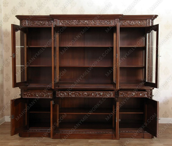 Solid Mahogany Resolute Bookcase