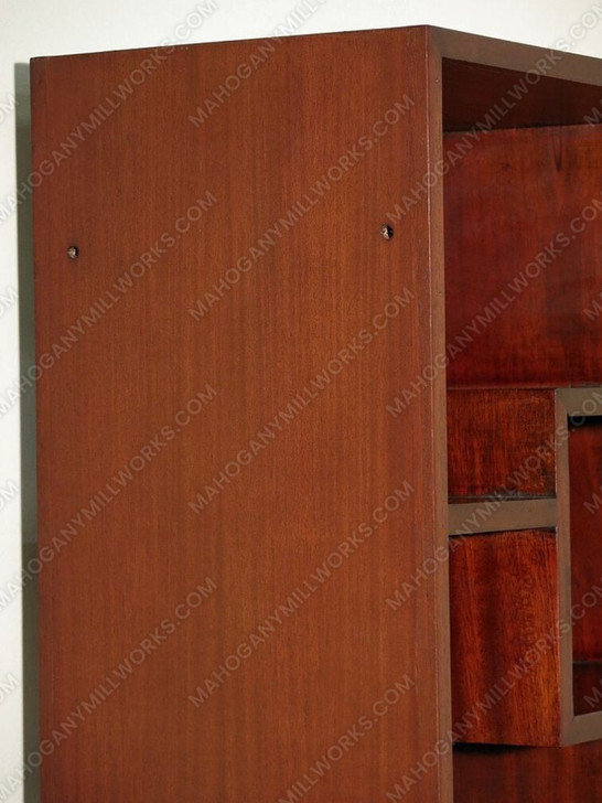Art Deco Sectional Open Wall Bookcase