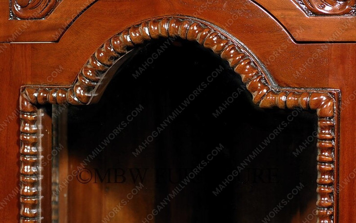 Mahogany 1-Door Resolute Bookcase