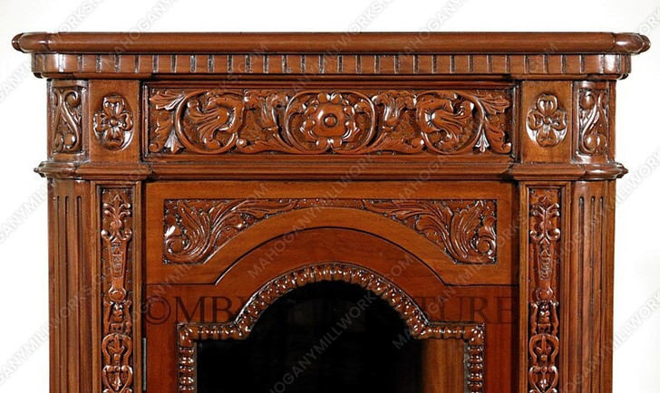 Tall Narrow 1-Door Resolute Bookcase