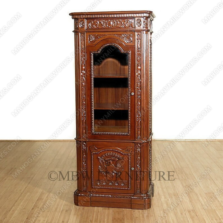 Mahogany 1-Door Resolute Bookcase