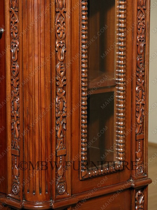 Tall Narrow 1-Door Resolute Bookcase