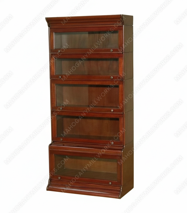 Cherry Stackable Barrister Bookcase