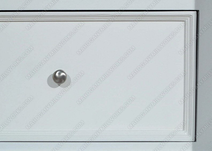 Vintage White Curio China Display Cabinet