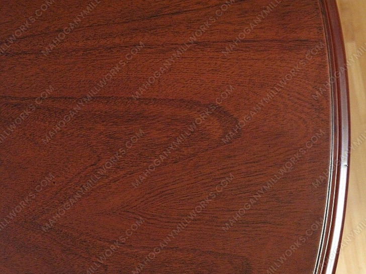 6ft Round Mahogany Conference Room Table