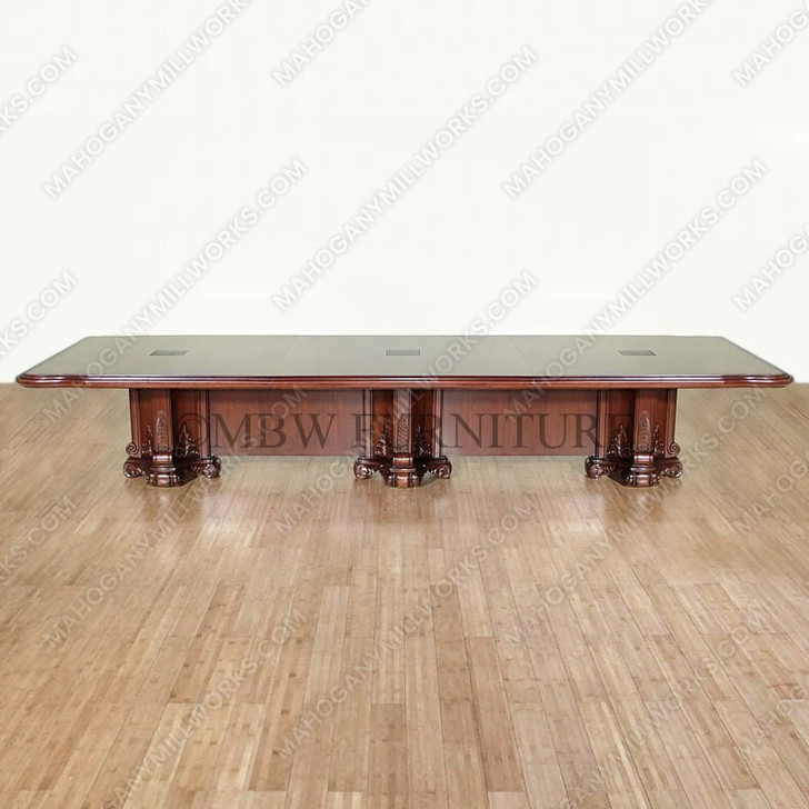 14ft Dark Walnut Executive Conference Room Table
