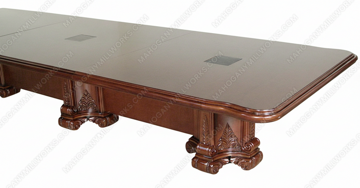 24ft Dark Executive Conference Room Table