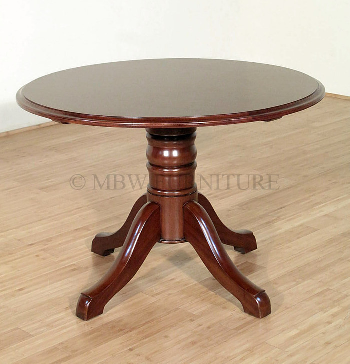 Small 3.5ft Round Pedestal Conference Table
