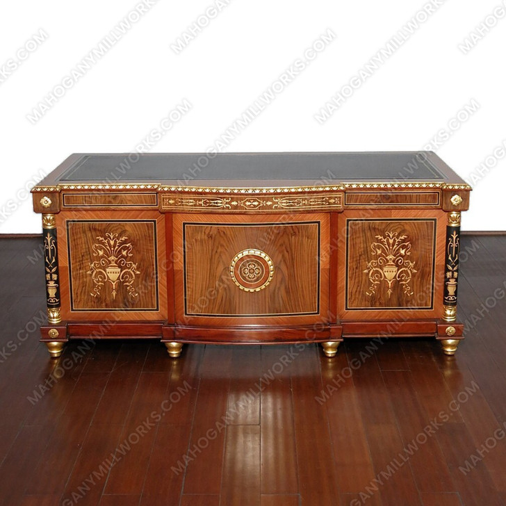 6ft French Empire Executive Desk