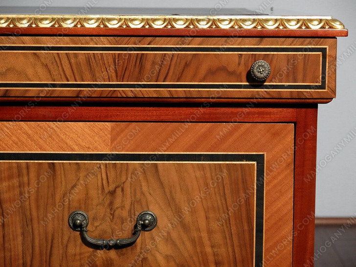 French Empire Executive Office Desk (72W x 34D)