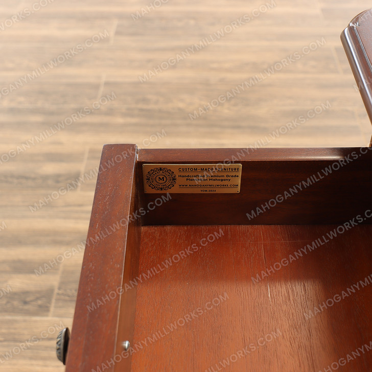 7ft Solid Mahogany President's Oval Office Resolute Desk