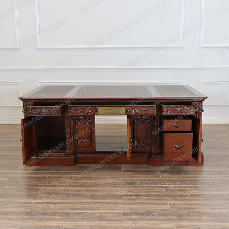 7ft Mahogany Resolute Desk Replica