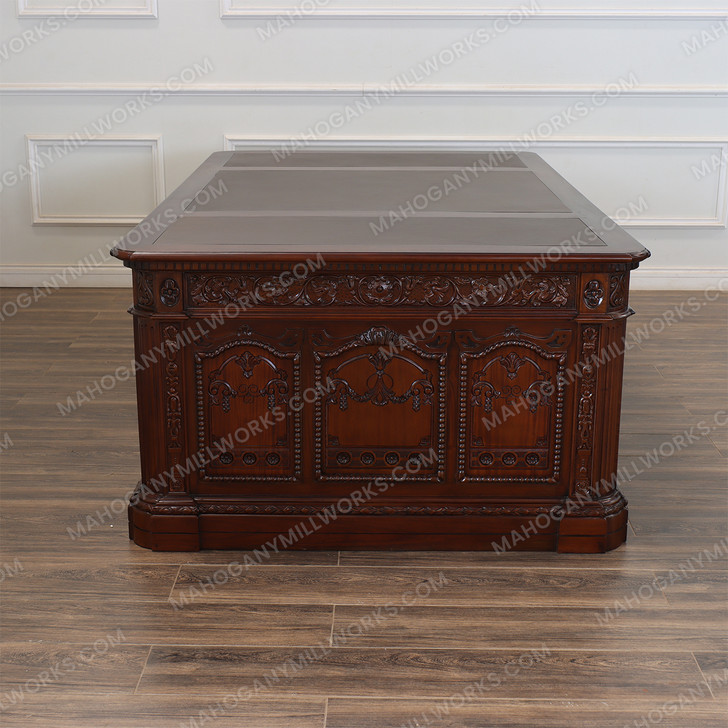 7ft Mahogany President's Oval Office Resolute Desk