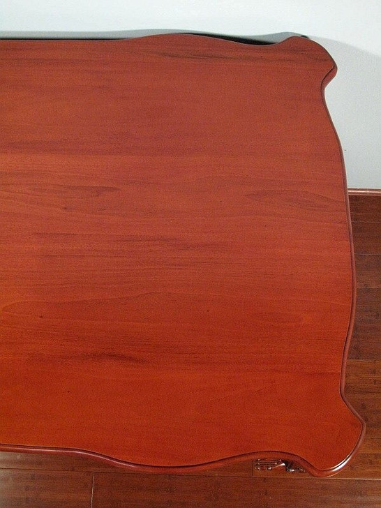 Mahogany Chippendale Queen Anne Executive Office Desk Table