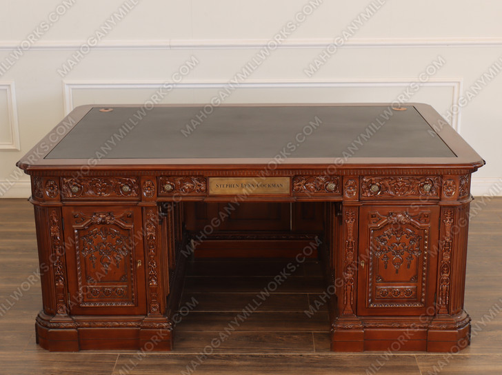 6ft Presidential Oval Office Resolute Desk w/ 25" kneehole space