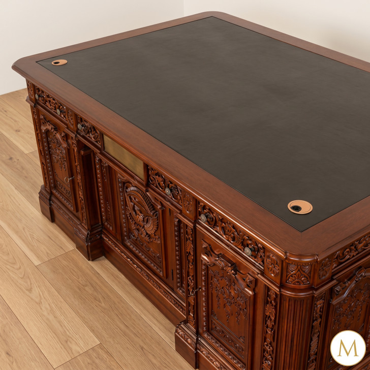 6ft Presidential Oval Office Resolute Desk w/ 25" knee space