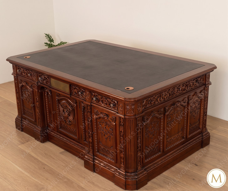 6ft Presidential Oval Office Resolute Desk w/ 25" knee space