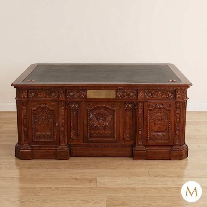 6ft Presidential Oval Office Resolute Desk w/ 25" knee space