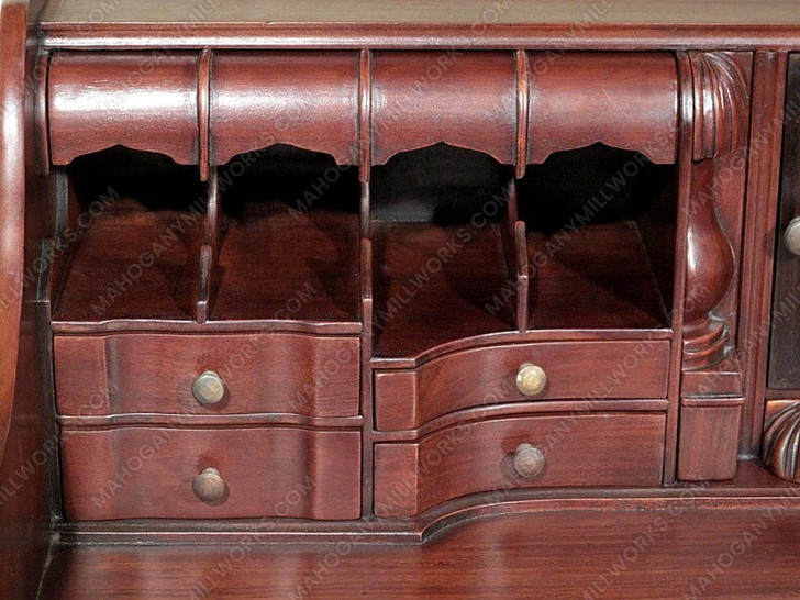 Chippendale Escritoire Secretary Desk w/ Claw & Ball