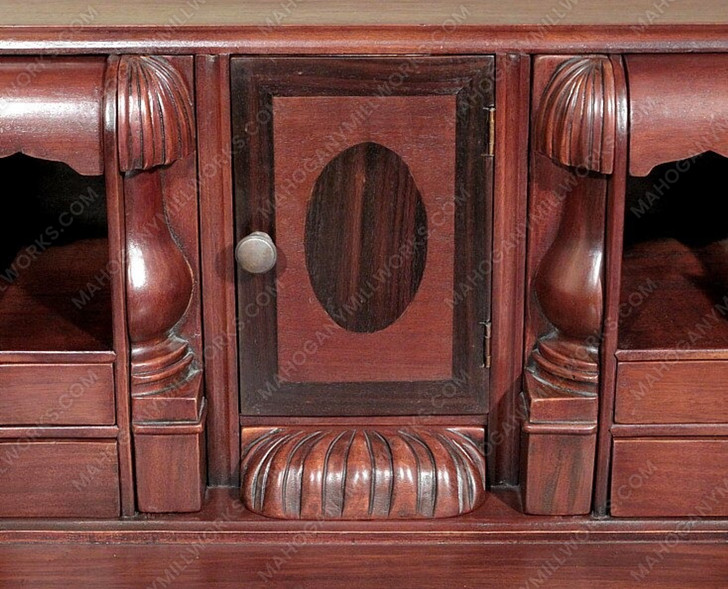 Chippendale Escritoire Secretary Desk w/ Claw & Ball