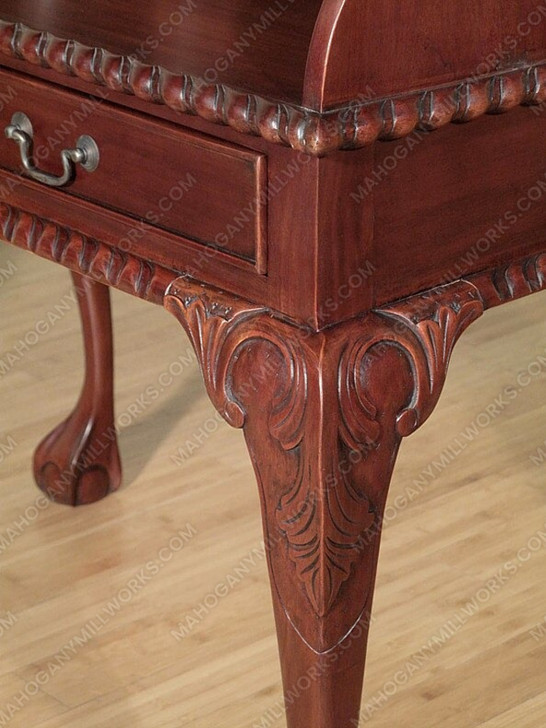 Chippendale Escritoire Secretary Desk w/ Claw & Ball
