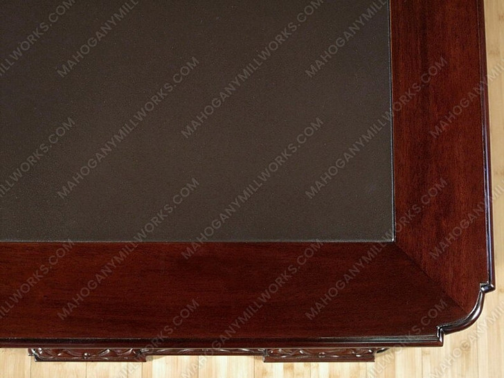 74" Mahogany Presidential Oval Office Resolute Desk (74" x 50"D)