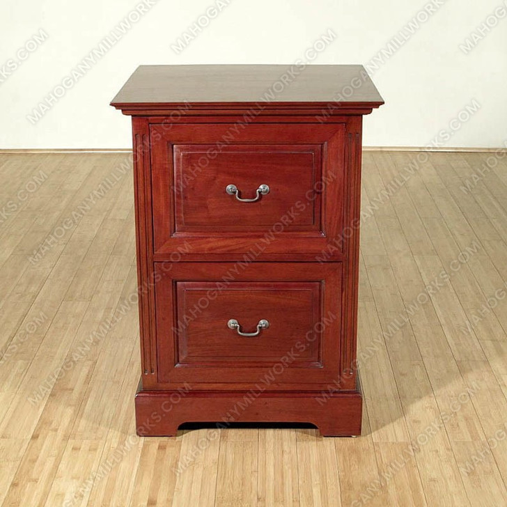 Cherry 2 Drawer File Filing Cabinet