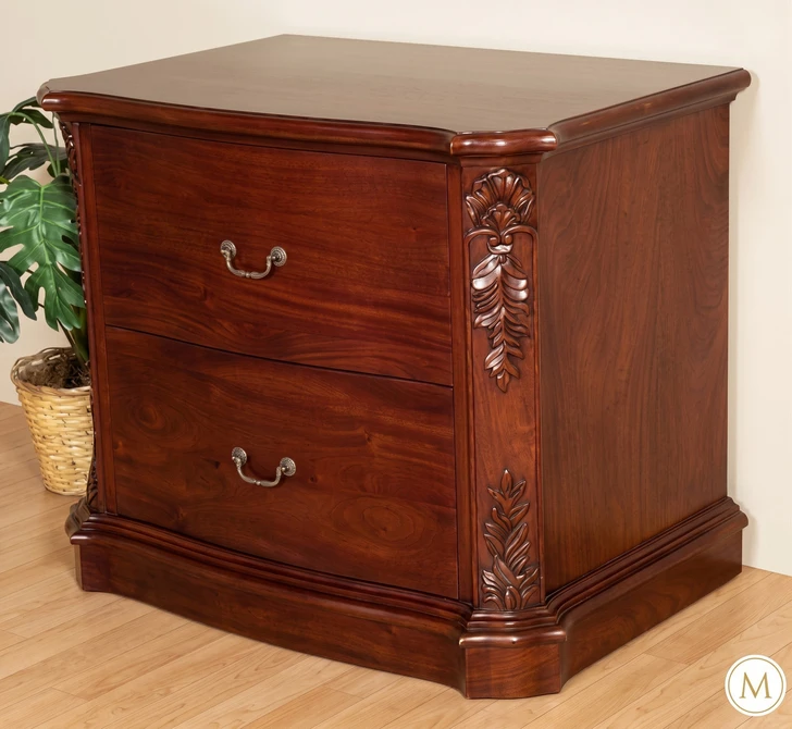 Mahogany Executive File Filing Cabinet