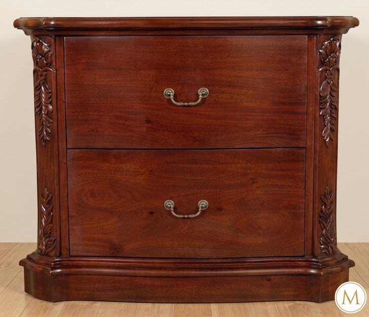 Mahogany Executive File Filing Cabinet