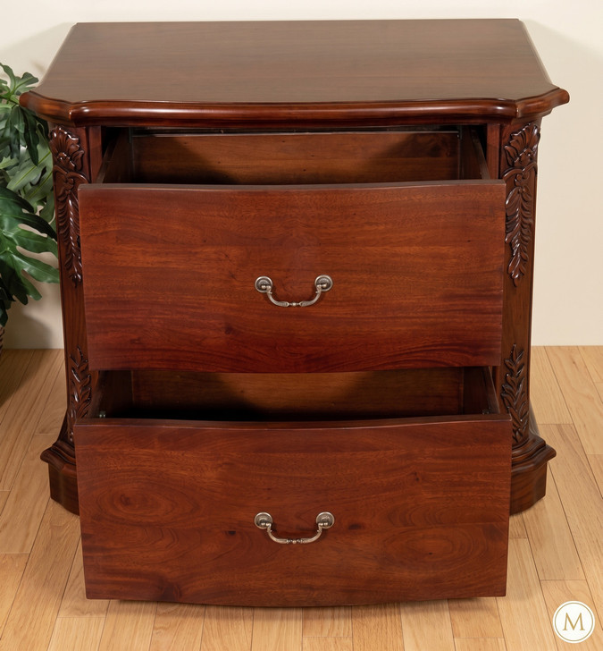 Mahogany Executive File Filing Cabinet