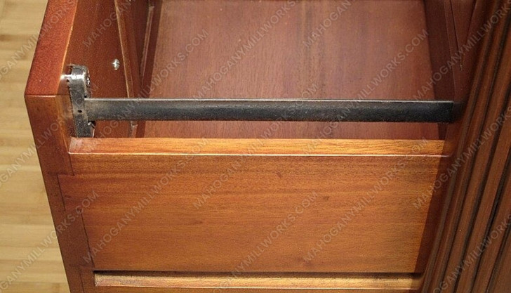 Solid Mahogany 3 Drawer File Filing Cabinet Chest