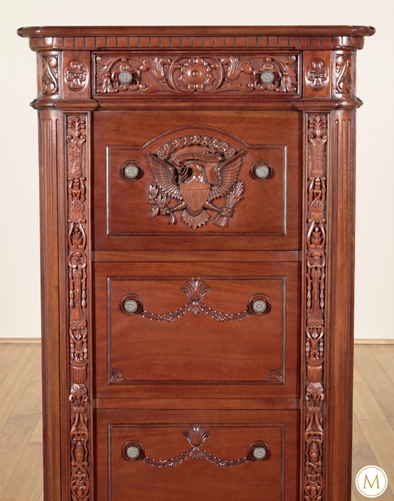 Mahogany Presidential Resolute Filing Cabinet