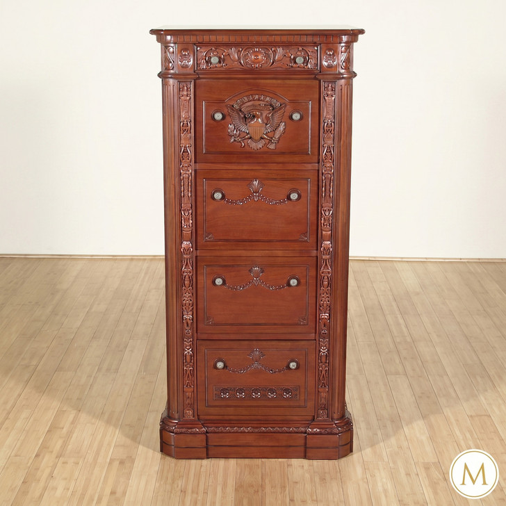 Mahogany Presidential Resolute Filing Cabinet