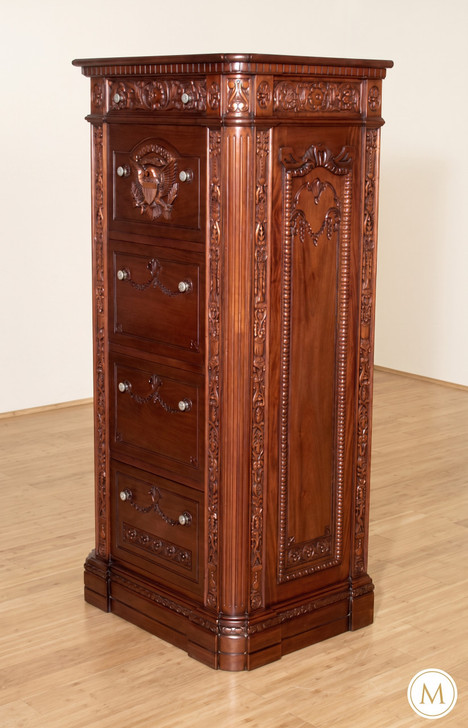 Mahogany Presidential Resolute Filing Cabinet