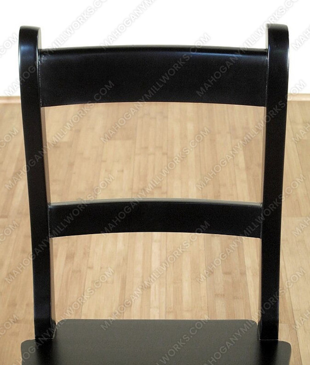 Black Convertible Ladder Chair Library Step Stool