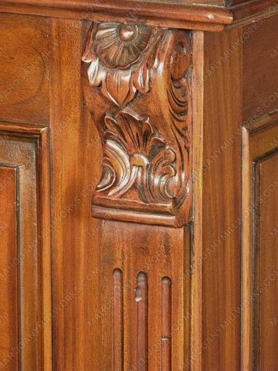 11.5ft Roman Bar w/ Carrara Marble Top