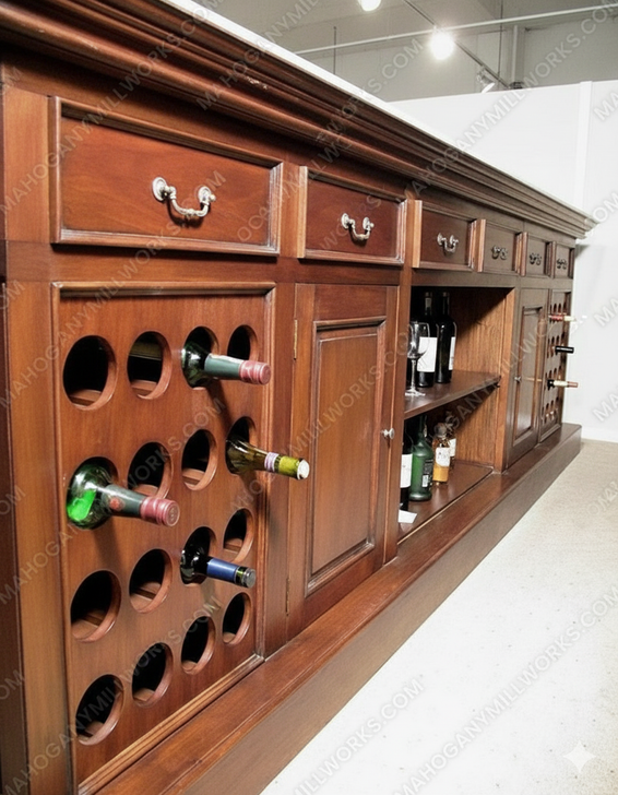 11.5ft Roman Bar Set w/ Carrara Marble Top