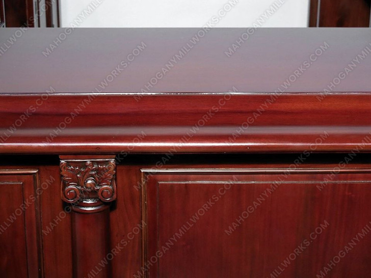 12ft Dark Mahogany U Shape Pub Bar w/ 9 Barstools