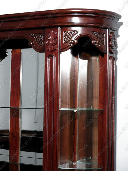 12ft Solid Mahogany Mirror back Pub Bar w/ Rails