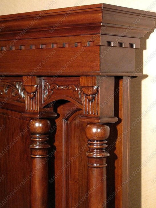 33ft Mahogany Media Panels