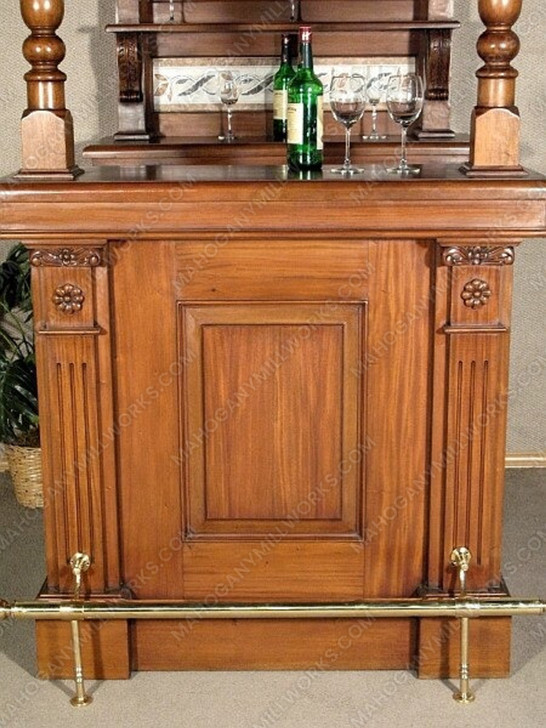 Small Distressed Canopy Home Pub Bar