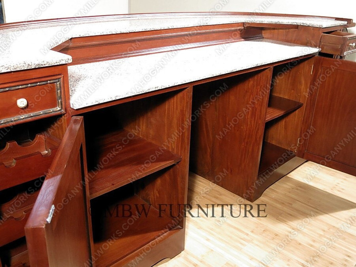 5 Piece Italian inlay Marquetry Marble Top Pub Bar Set w/ 4 Barstools