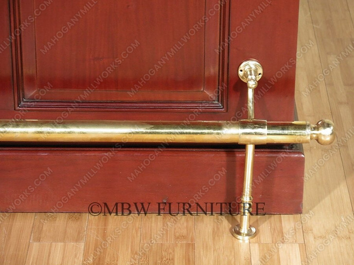 Dark Cherry Stained Glass Canopy Pub Bar