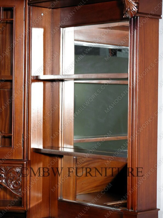 6.5ft Home Canopy Corner Bar w/ Stained Glass