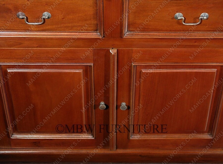 6.5ft Solid Mahogany English Canopy Bar