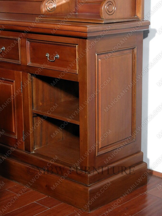 6.5ft Solid Mahogany English Canopy Bar