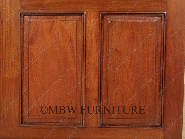 6ft Mahogany Home Bar  Front w/ Hanging Mirror Rack