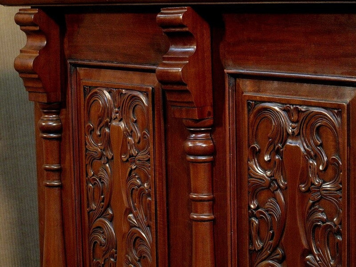 7ft Mahogany Victorian Home Pub Bar